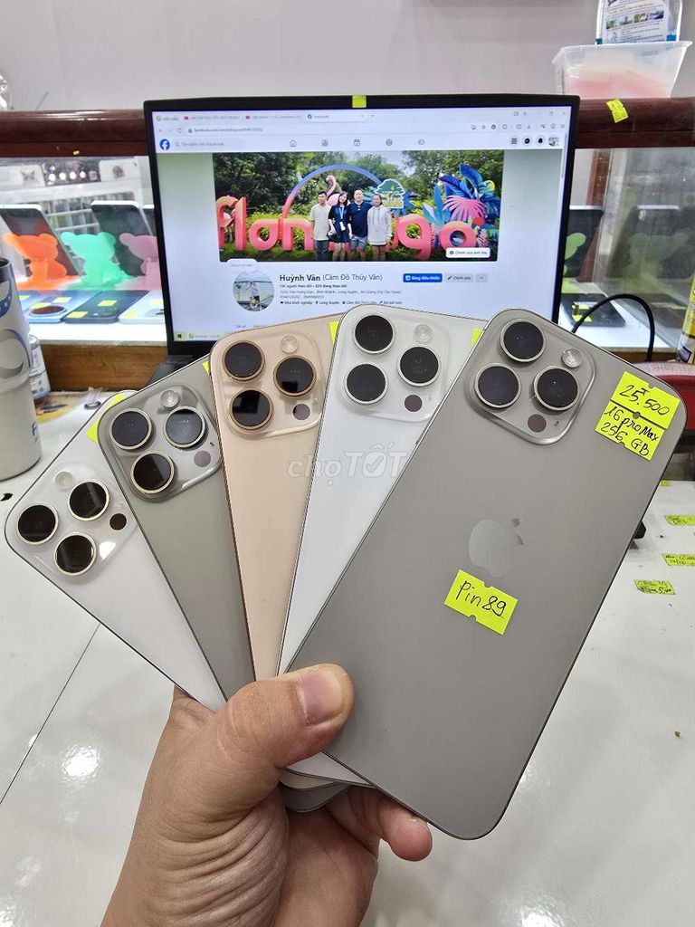 Iphone 16 Pro Max 256GB - Có Khay Sim. Mua bán Điện thoại tại Thành phố Long Xuyên An Giang được đăng bởi Facebook Cầm Đồ Thúy Vân hình 1