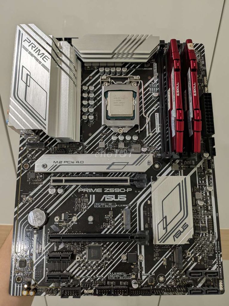 Mainboard Asus Z590-P i7-10700KF 16GB/128GB. Mua bán Linh kiện (RAM, Card...) tại Huyện Bình Chánh Tp Hồ Chí Minh được đăng bởi Minh Hiền hình 1