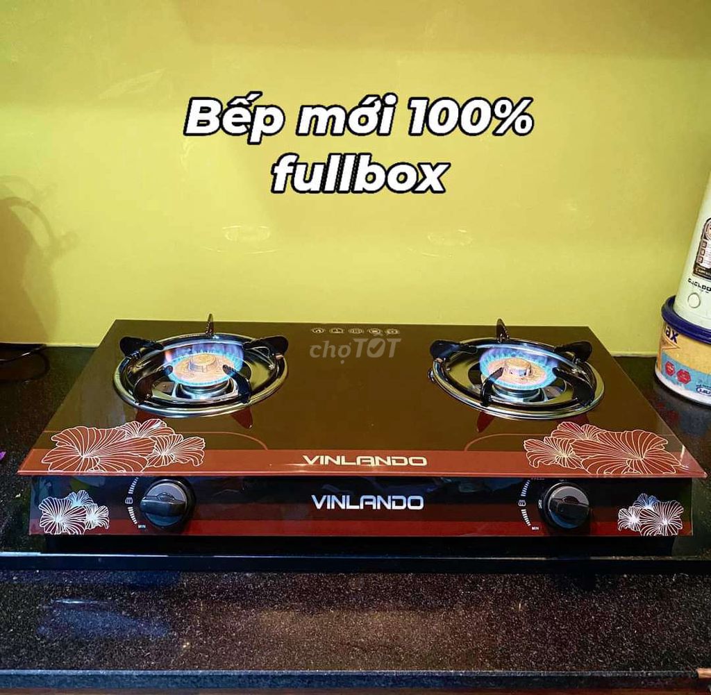 Bếp Vilando Sx2024. Tiết kiệm ga. New fullbox 100%