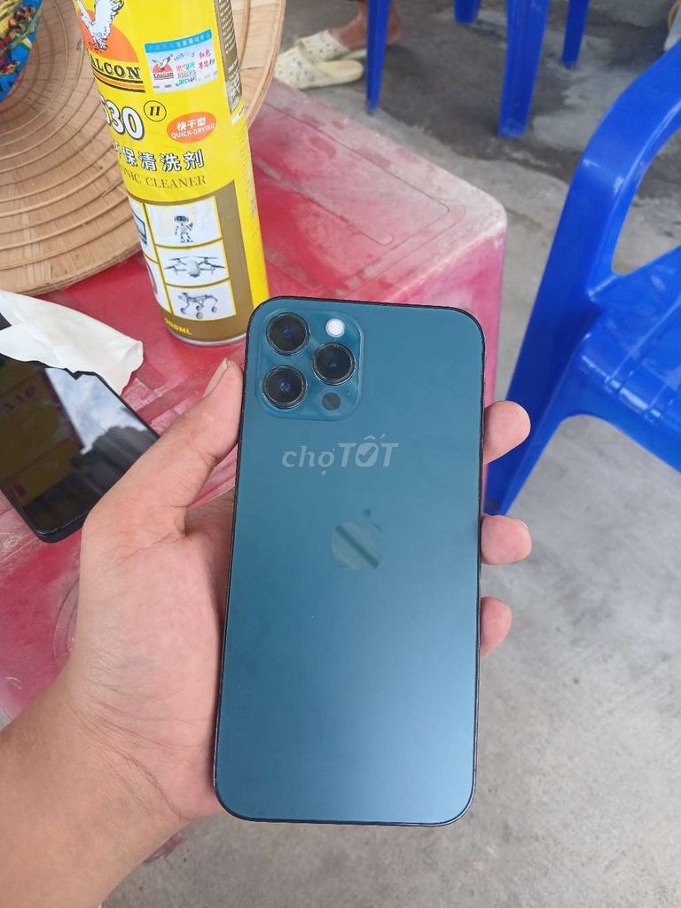 iPhone 12 Pro Max 128GB Xanh. Mua bán Điện thoại tại Huyện Châu Thành A Hậu Giang được đăng bởi Du Mobile hình 1