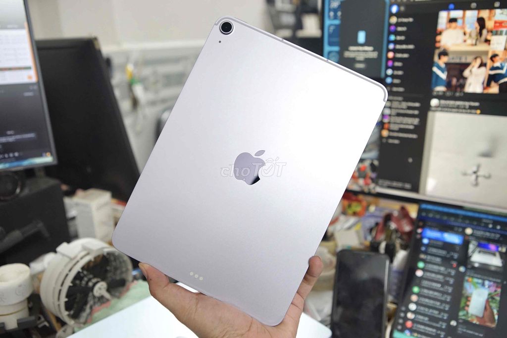 iPad Air 7 M3 11inch tím 128Gb có 5G - LL Bh 02/27. Mua bán Máy tính bảng tại Quận 5 Tp Hồ Chí Minh được đăng bởi Lê Trọng Tấn hình 1