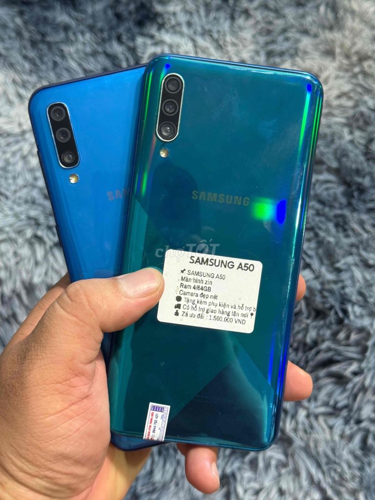 Samsung Galaxy A50 4GB/64GB. Mua bán Điện thoại tại Huyện Trảng Bom Đồng Nai được đăng bởi Hồ Trung Hiếu hình 1