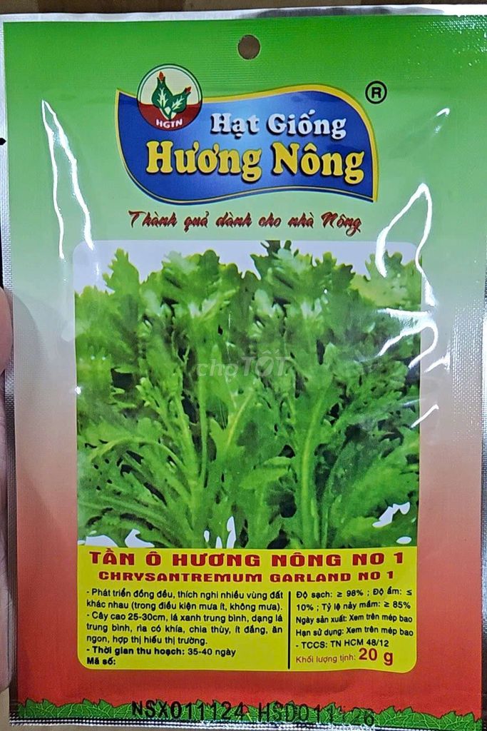 HẠT GIỐNG HƯƠNG NÔNG CÁC LOẠI