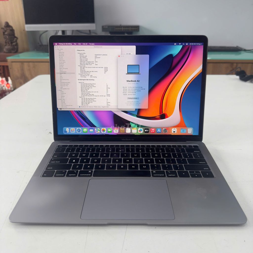 MacBook Air 2019 i5 8GB/256GB nguyên zin. Mua bán Laptop tại Quận Tân Bình Tp Hồ Chí Minh được đăng bởi Nguyễn thế duy hình 1