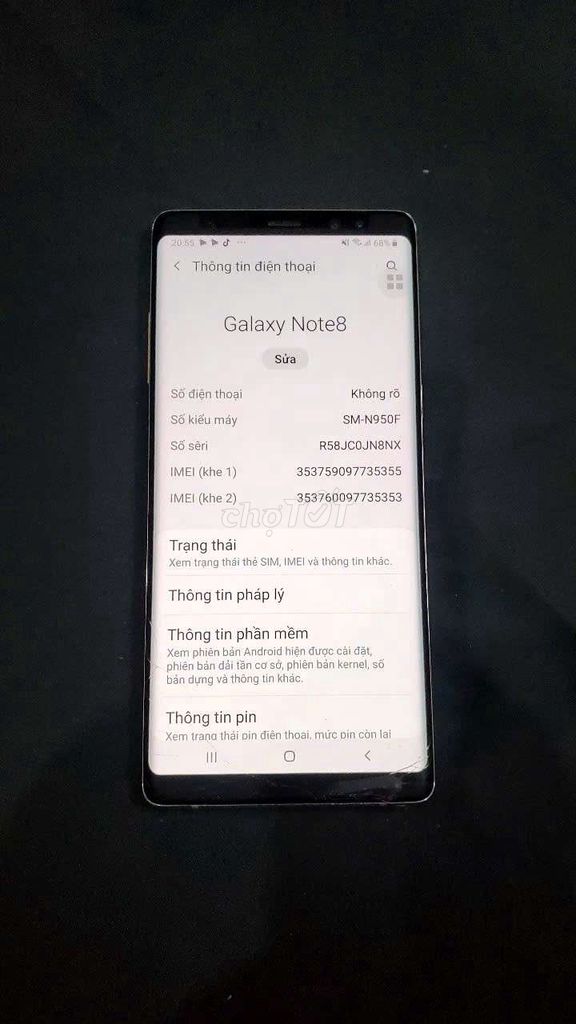 Samsung Galaxy Note8 Vàng đồng. Mua bán Điện thoại tại Quận Nam Từ Liêm Hà Nội được đăng bởi Nguyen Khanh hình 1