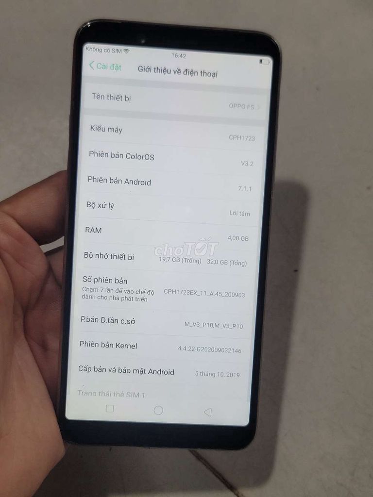 điện thoại oppo f5 ram 4/32g. Mua bán Điện thoại tại Quận 12 Tp Hồ Chí Minh được đăng bởi Minh hình 1