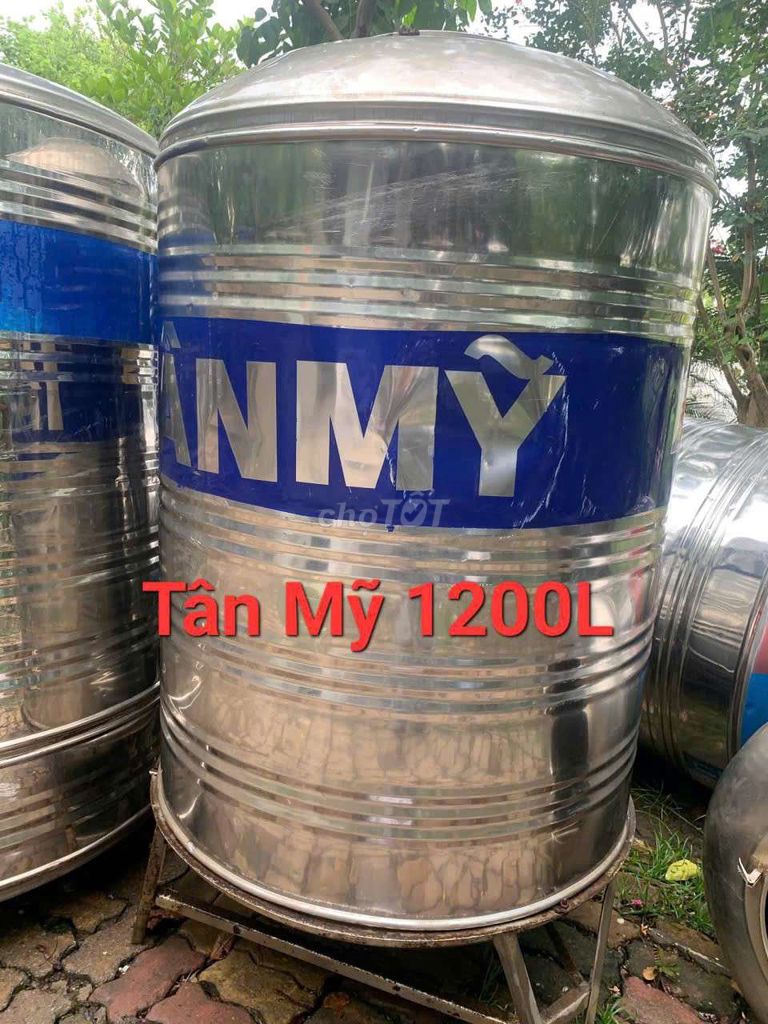 Bồn nước Tân Mỹ Inox 1200L đã sử dụng. Mua bán Nội thất, đồ gia dụng khác tại Quận Hà Đông Hà Nội được đăng bởi bồn nước inox hình 1