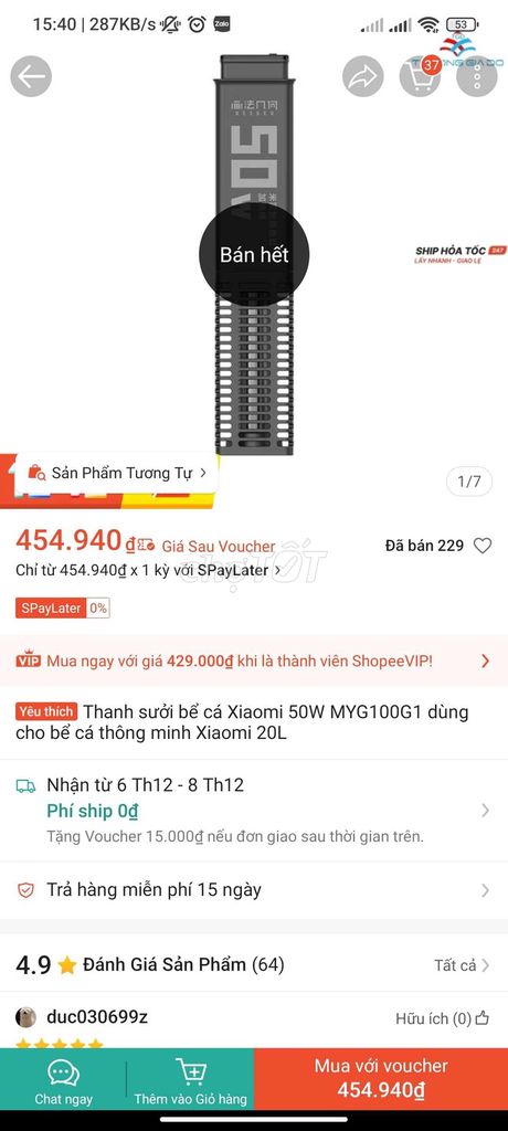 Bể cá cảnh thông minh 20L xiaomi. Mua bán Phụ kiện, Thức ăn, Dịch vụ tại Thành phố Bắc Ninh Bắc Ninh được đăng bởi Chiến BimBim hình 6