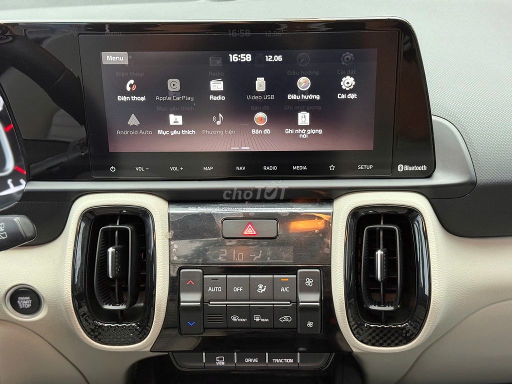 Kia Sonet 1.5L Premium 2022 màu trắng. Mua bán Ô tô tại Thành phố Thuận An Bình Dương được đăng bởi Thắng Trần Auto hình 12