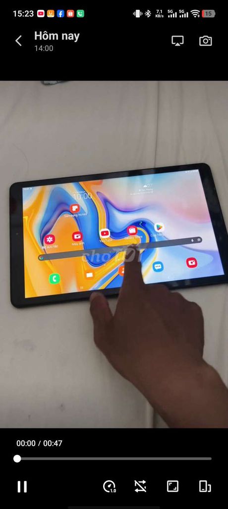 Samsung Galaxy Tab A 2018 10.5 inch Đen. Mua bán Máy tính bảng tại Thành phố Cà Mau Cà Mau được đăng bởi Chituong hình 1