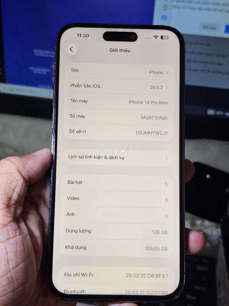 iPhone 14 Pro Max 128GB VN đẹp 98% giá rẻ . Mua bán Điện thoại tại Quận 8 Tp Hồ Chí Minh được đăng bởi Thiên Hòa mobile  hình 1