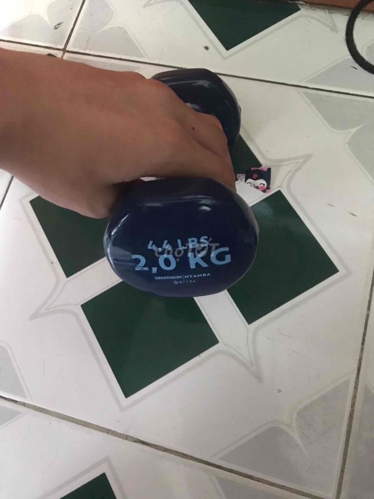 Tạ tay Decathlon Nyamba 2kg Xanh đậm. Mua bán Đồ thể thao, Dã ngoại tại Quận Thanh Khê Đà Nẵng được đăng bởi phong lê hình 1