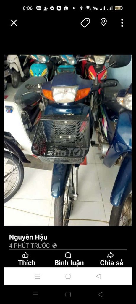 Xe wave 110 Thái Lan giá 26 tr. Mua bán Xe máy tại Huyện Chợ Mới An Giang được đăng bởi C H Xe Máy  ÚT HẬU Bán trả góp hình 1