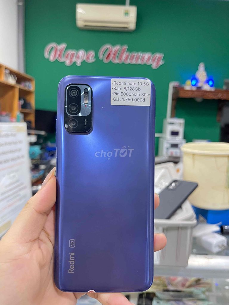 Xiaomi Redmi Note 10 5G 128GB Tím. Mua bán Điện thoại tại Thành phố Bến Tre Bến Tre được đăng bởi Điện thoại Bến Tre giá rẻ hình 1