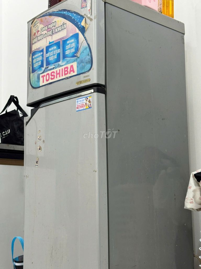 Tủ lạnh Toshiba Ngăn đông mềm màu Xám. Mua bán Tủ lạnh tại Quận Gò Vấp Tp Hồ Chí Minh được đăng bởi Hồ Công Minh hình 1