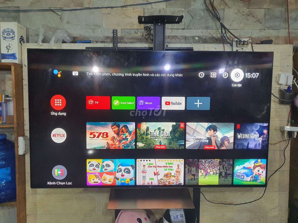 Smart Tivi Sony 65 inch đời cao cấp chạy Android