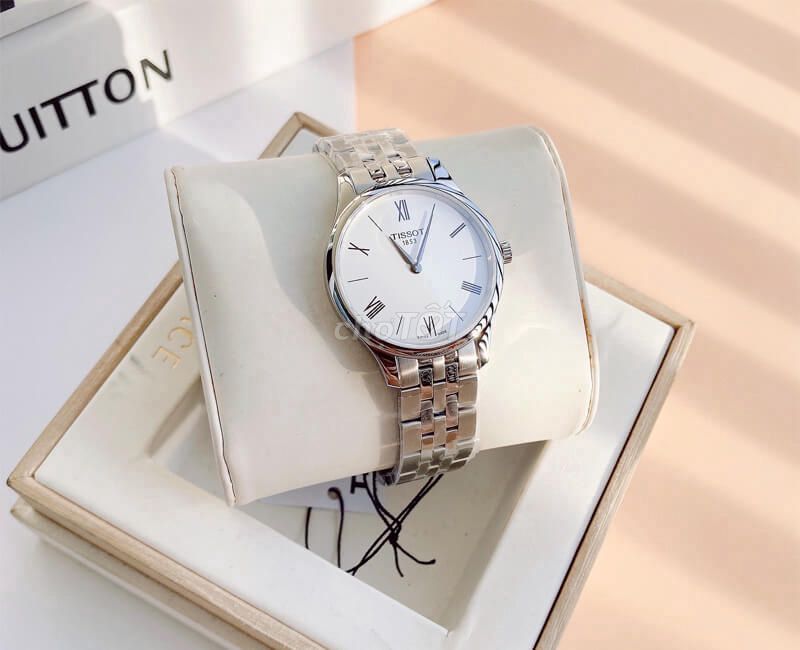 Đồng Hồ Nữ Tissot Màu Bạc Chính Hãng New Fullbox