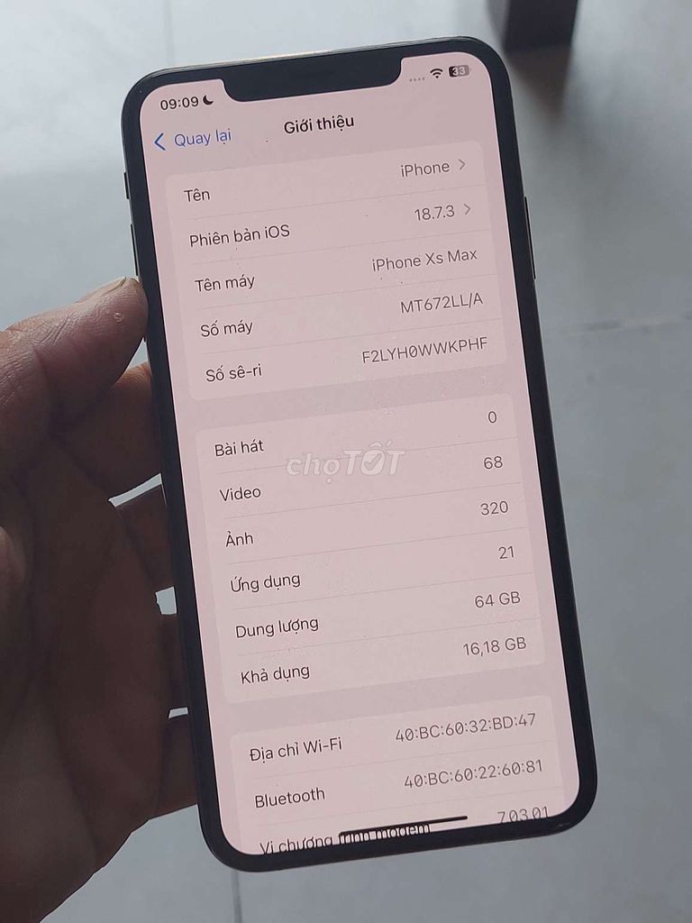 Apple iPhone Xs Max 64GB Vàng. Mua bán Điện thoại tại Thành phố Thủ Dầu Một Bình Dương được đăng bởi Nga tuấn Đt Giá rẻ hình 1