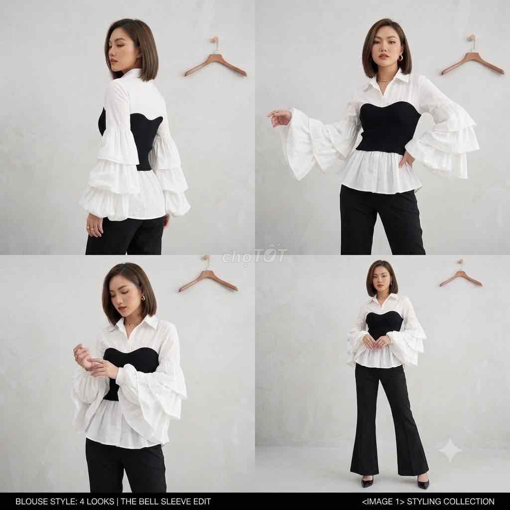 Áo sơ mi nữ cotton size L đã sử dụng. Mua bán Quần áo tại Huyện Hoài Đức Hà Nội được đăng bởi Lan Nguyen hình 1