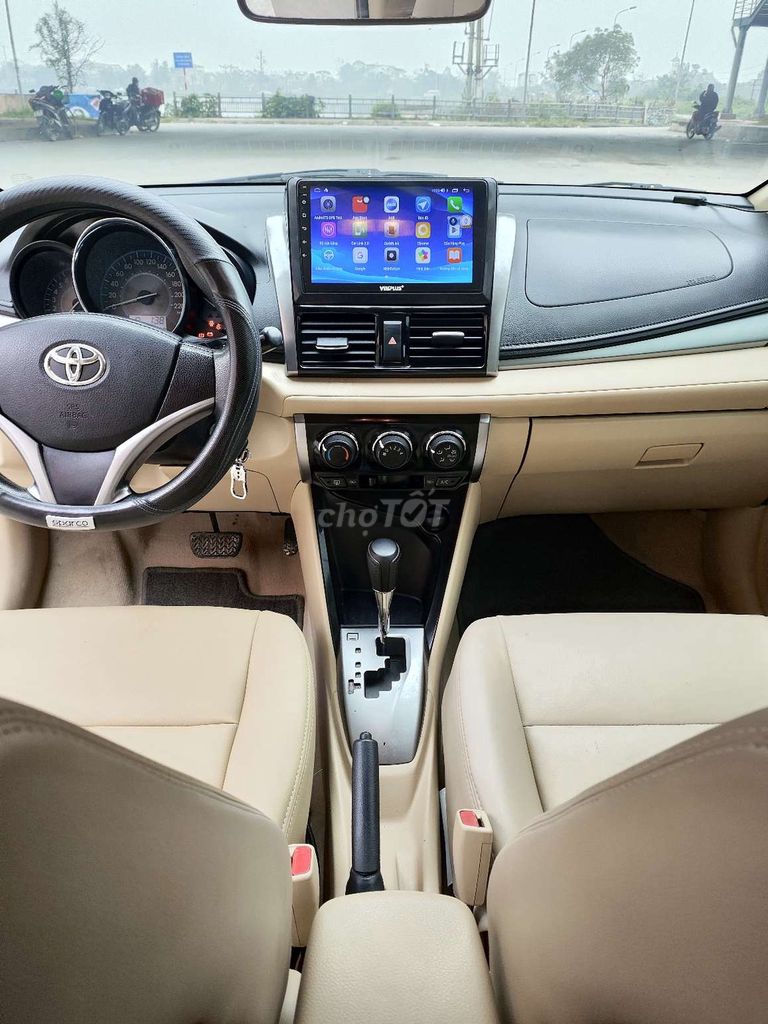 Toyota Vios 2018 E AT Vàng cát. Mua bán Ô tô tại Thành phố Vinh Nghệ An được đăng bởi Thành Chung hình 5