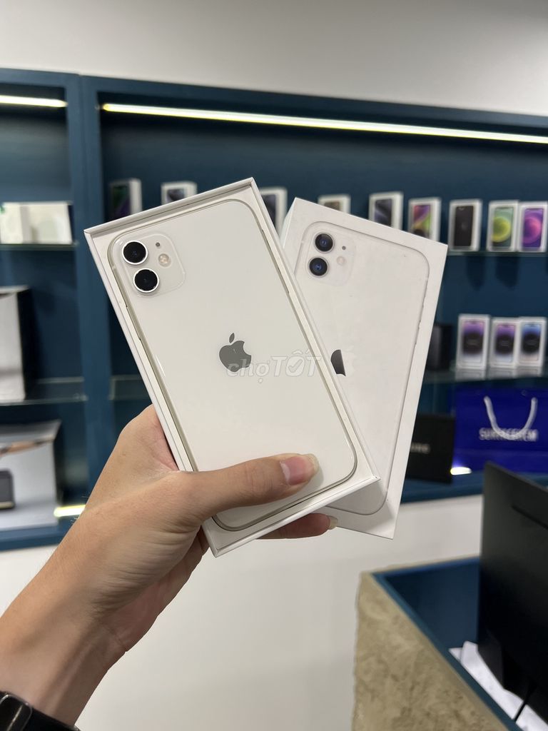 [SALE] iPhone 11 64GB Trắng VN/A Fullbox zin áp