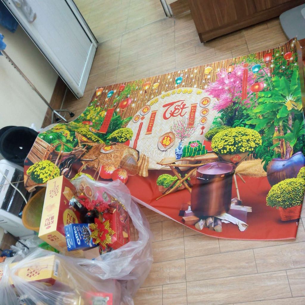 TRANH VẢI CHEO BÀN THỜ ĐEM TÀI LỘC HN_LB. Mua bán Cây cảnh, đồ trang trí tại Quận Long Biên Hà Nội được đăng bởi CỬA HÀNG ĐIỆN TỬ TÂN KIM PHÁT LỘC hình 1