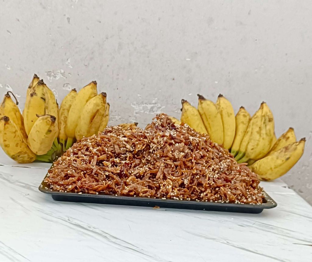 Mứt Chuối Sợi Mè Gừng Đậu Phộng. Mua bán Đồ ăn, thực phẩm và các loại khác tại Huyện Phong Điền Cần Thơ được đăng bởi An Thúy hình 1