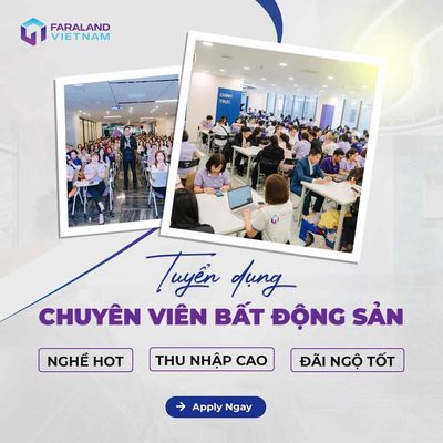 FARALAND TUYỂN DỤNG CHUYÊN VIÊN KINH DOANH. Việc làm tại Quận Đống Đa Hà Nội được đăng bởi FARALAND VIỆT NAM hình 1