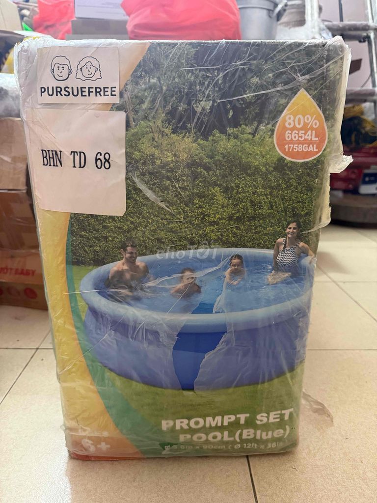 Tly bể bơi phao cỡ lớn 3,6m x 90cm new 100%. Mua bán Sở thích khác tại Quận Hà Đông Hà Nội được đăng bởi Trang hình 1
