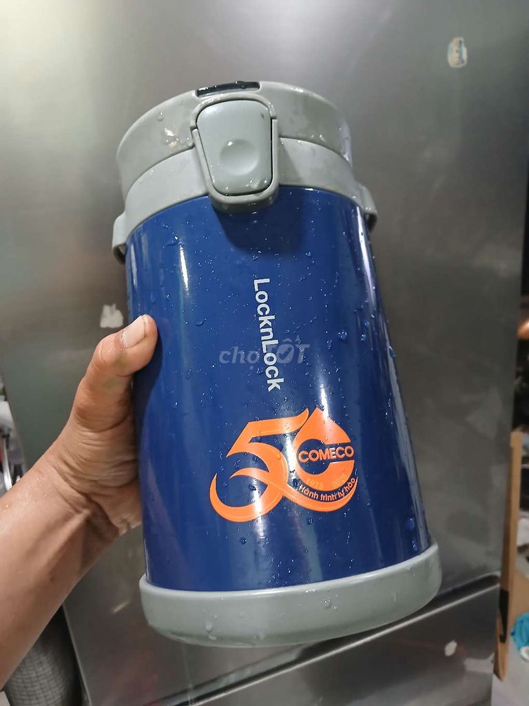 Bình giữ nhiệt LocknLock Xanh. Mua bán Dụng cụ nhà bếp tại Quận Tân Bình Tp Hồ Chí Minh được đăng bởi A Thịnh ve chai 50k trở lại hình 1