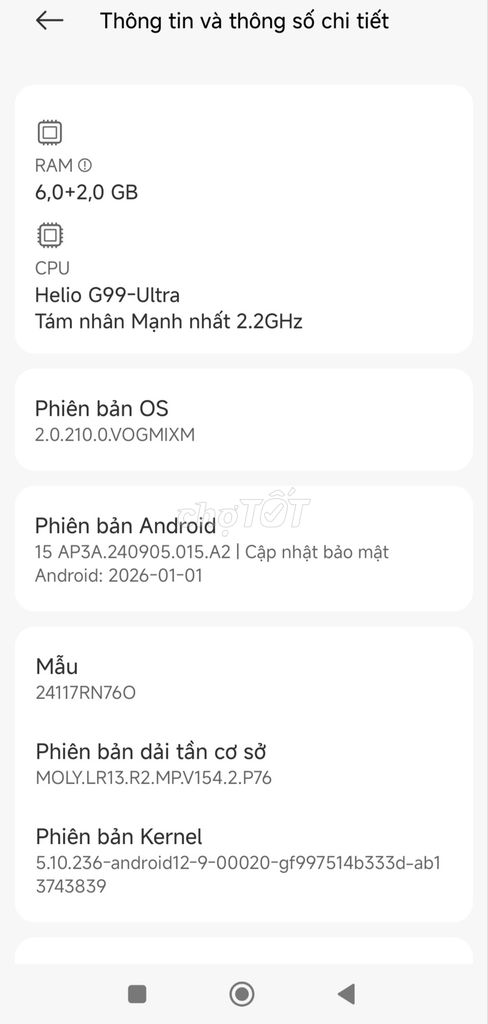 Xiaomi Redmi Note 14 128GB. Mua bán Điện thoại tại Thành phố Tuy Hòa Phú Yên được đăng bởi Thuy Ly hình 1