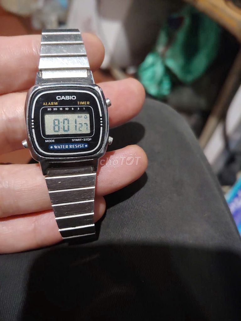 Đồng hồ Casio LA670W Bạc . Mua bán Đồng hồ tại Quận Hà Đông Hà Nội được đăng bởi Rhythm hình 1