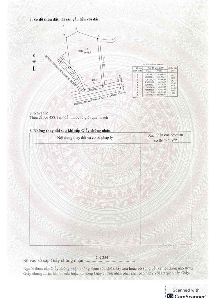 Bán 5600m2 đất 2 mặt tiề nhựa Bouborn Tây Ninh. Giá 5,8 tỷ