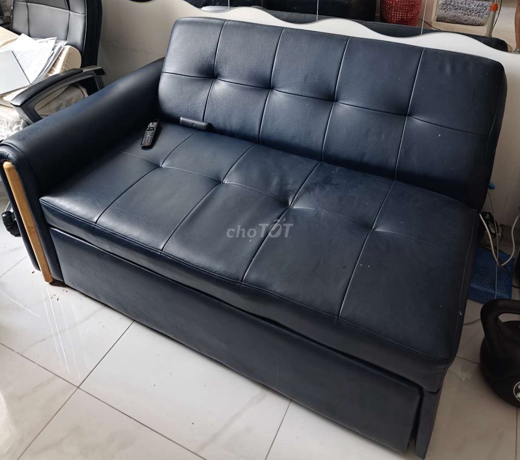 Sofa giường da Đen thông minh Như mới. Mua bán Giường, chăn ga gối nệm tại Thành phố Thủ Đức Tp Hồ Chí Minh được đăng bởi Dương hình 1