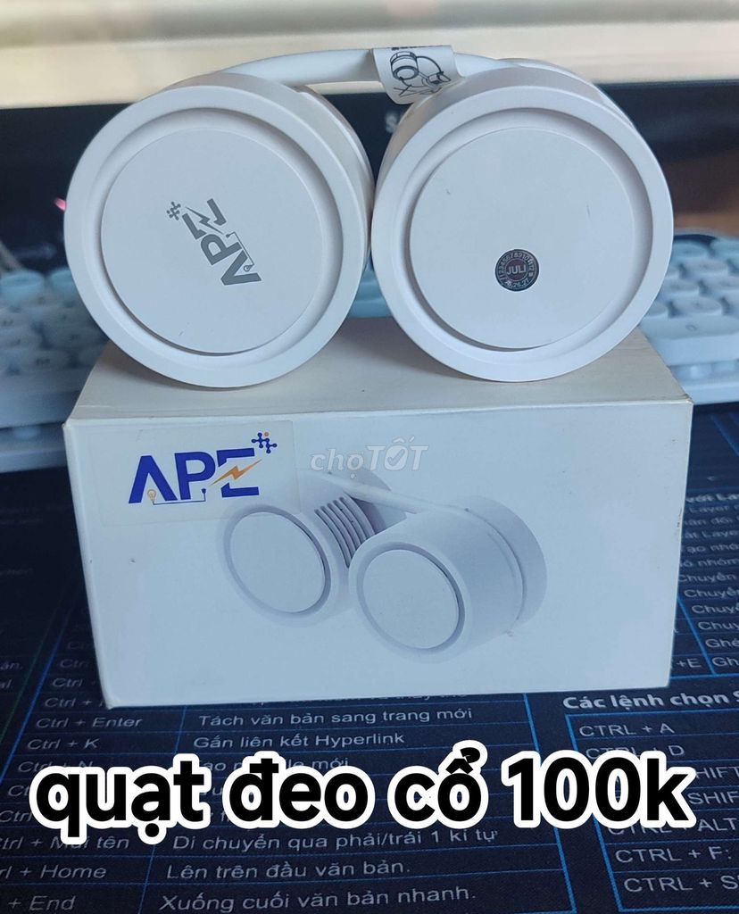 Quạt đeo cổ APZ Trắng Nhỏ gọn. Mua bán Quạt tại Quận 11 Tp Hồ Chí Minh được đăng bởi Thuy  hình 1