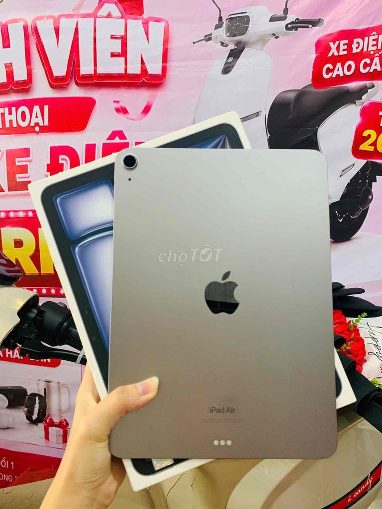 Apple iPad Air M2 128GB Xám Đẹp. Mua bán Máy tính bảng tại Quận Ninh Kiều Cần Thơ được đăng bởi PNC STORE hình 1