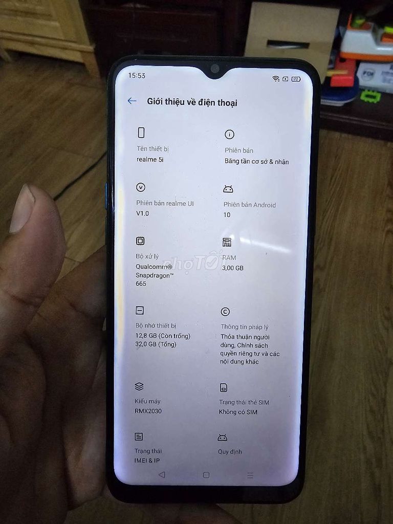Realme 5i Xanh 32GB. Mua bán Điện thoại tại Quận Tân Bình Tp Hồ Chí Minh được đăng bởi Nguyen hình 1