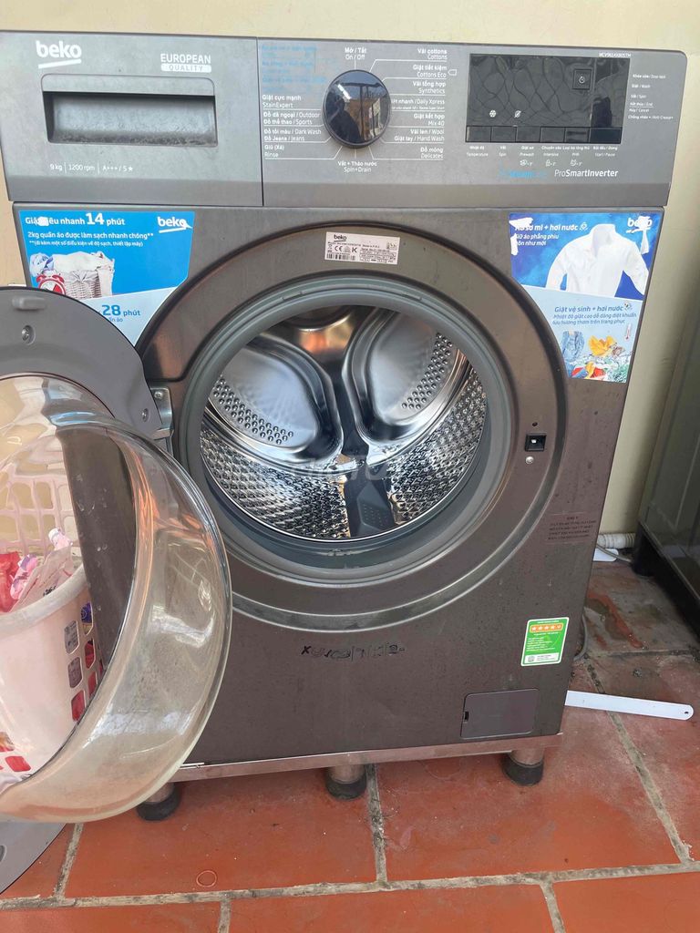 Máy giặt Beko 9kg cửa trước Xám ProSmart Inverter. Mua bán Máy giặt tại Quận Tân Bình Tp Hồ Chí Minh được đăng bởi Trương hoài hình 1