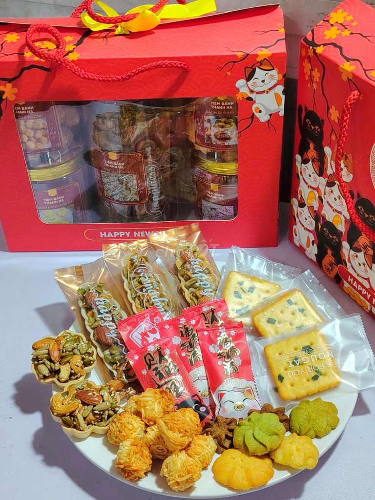 Set quà Tết Tiệm bánh Thanh Hà. Mua bán Đồ ăn, thực phẩm và các loại khác tại Thành phố Đà Lạt Lâm Đồng được đăng bởi Tiệm bánh Thanh Hà hình 1