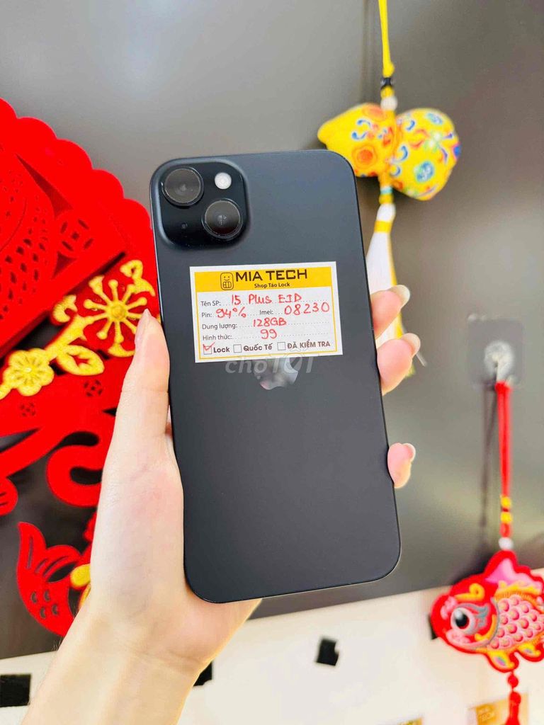 Apple iPhone 15 Plus Lock 128GB Đen 99%. Mua bán Điện thoại tại Quận Ba Đình Hà Nội được đăng bởi Huy Trần hình 1