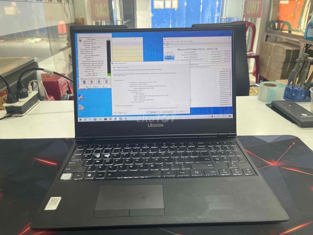 Lenovo Legion i7-9H/16GB/1TB GTX 1650. Mua bán Laptop tại Quận Gò Vấp Tp Hồ Chí Minh được đăng bởi Chí Hướng Smartphone Cs HN hình 1
