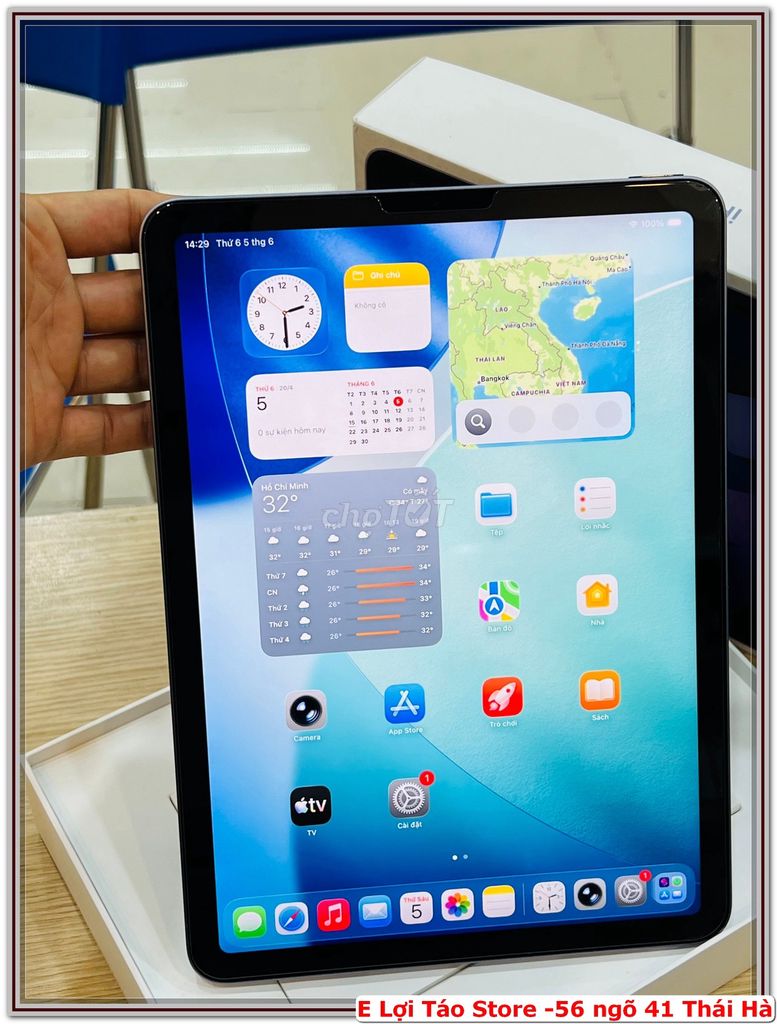 IPAD AIR M1 64G WIFI FULLBOX CHÍNH HÃNG FPT SHOP . Mua bán Máy tính bảng tại Quận Đống Đa Hà Nội được đăng bởi Nguyễn Tiến Lợi hình 1