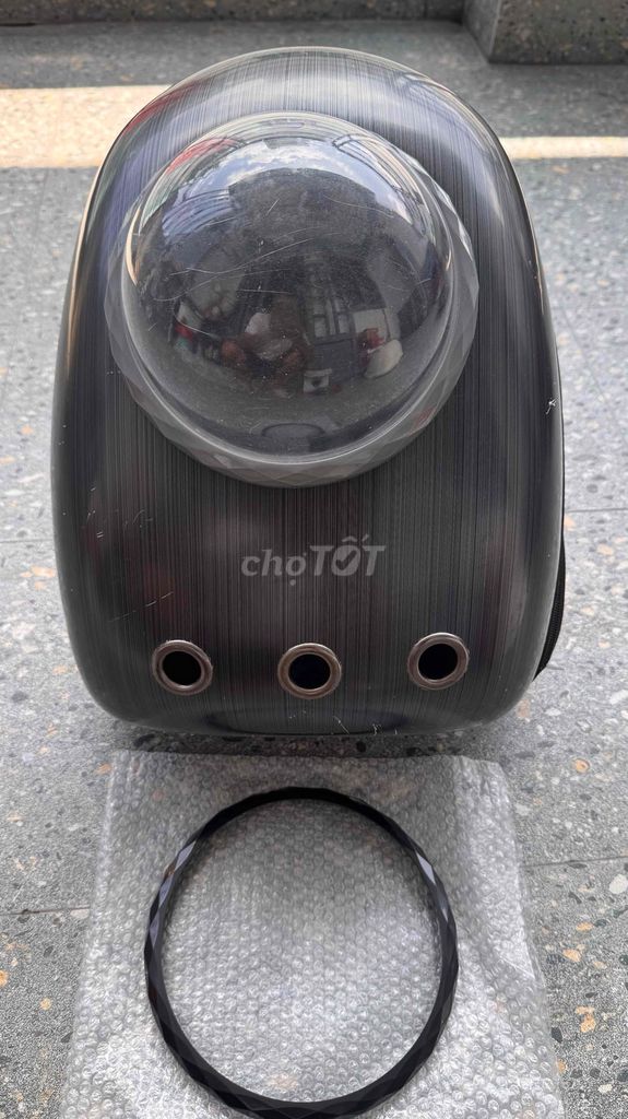 Balo vận chuyển Chó Mèo Đen Nhựa Vải. Mua bán Phụ kiện, Thức ăn, Dịch vụ tại Quận Tân Phú Tp Hồ Chí Minh được đăng bởi Ivy Ho hình 1