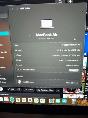 macbook air core i5 2018
