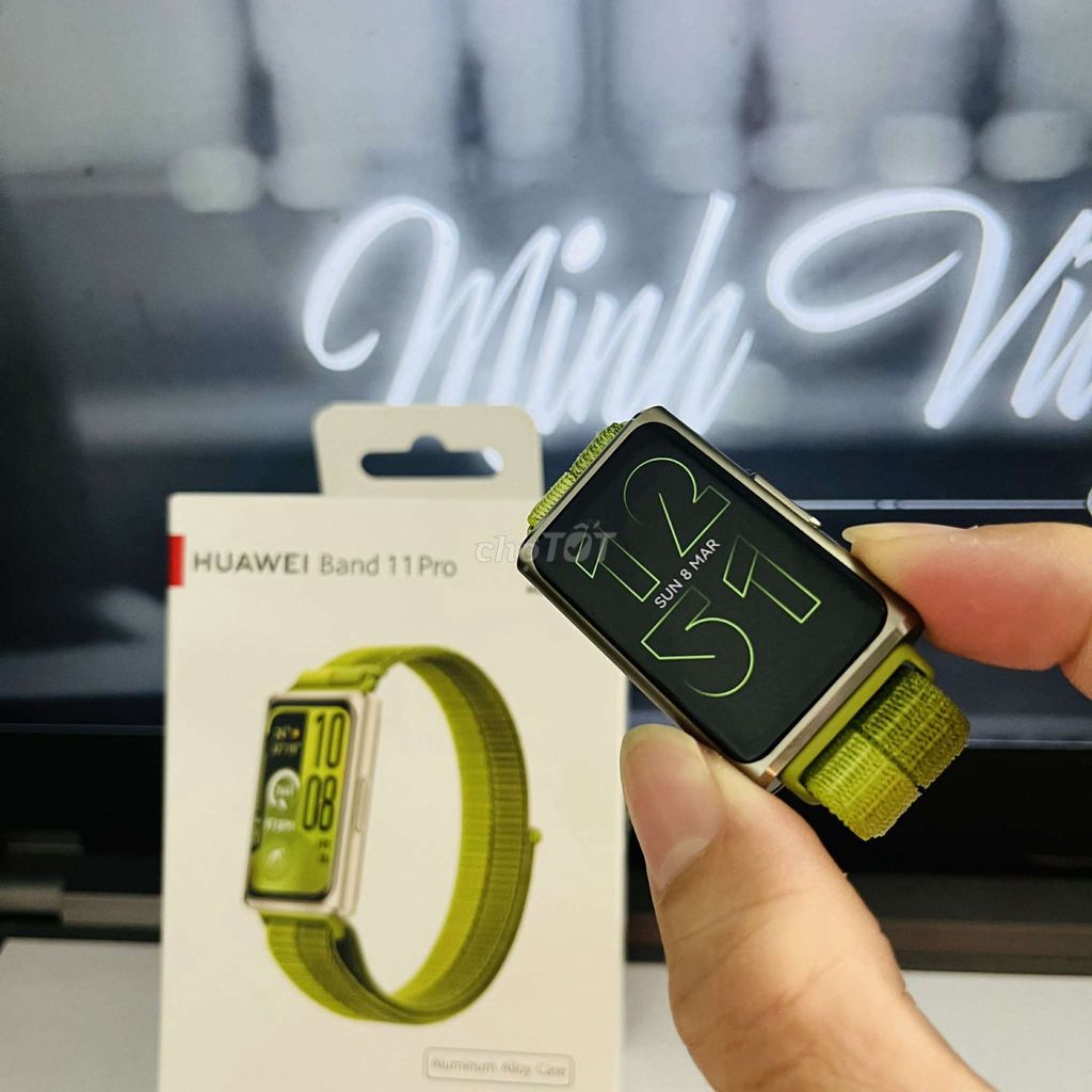 Huawei Band 11 Pro Xanh lá. Mua bán Thiết bị đeo thông minh tại Quận Gò Vấp Tp Hồ Chí Minh được đăng bởi AnVũ02 hình 1