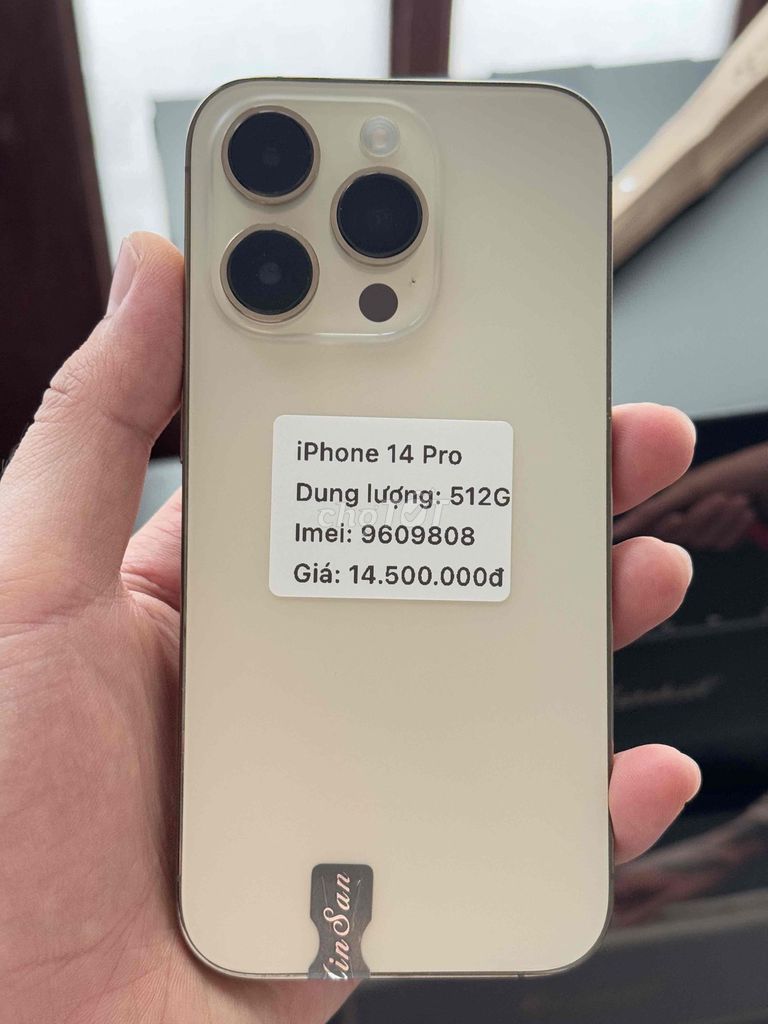 iphone 14pro máy đẹp keng 128G màu gold. Mua bán Điện thoại tại Thành phố Buôn Ma Thuột Đắk Lắk được đăng bởi Nguyễn Hoàng hình 1