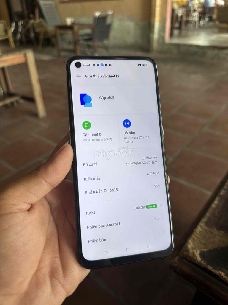 Cần bán gấp Oppo Reno 5A. Mua bán Điện thoại tại Thành phố Thuận An Bình Dương được đăng bởi Phạm Văn Đạt hình 1