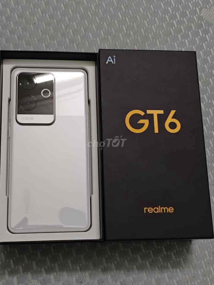 Realme GT6 12/256GB Trắng fulbox đẹp mạnh mượt. Mua bán Điện thoại tại Quận Bình Tân Tp Hồ Chí Minh được đăng bởi thành loc  hình 1