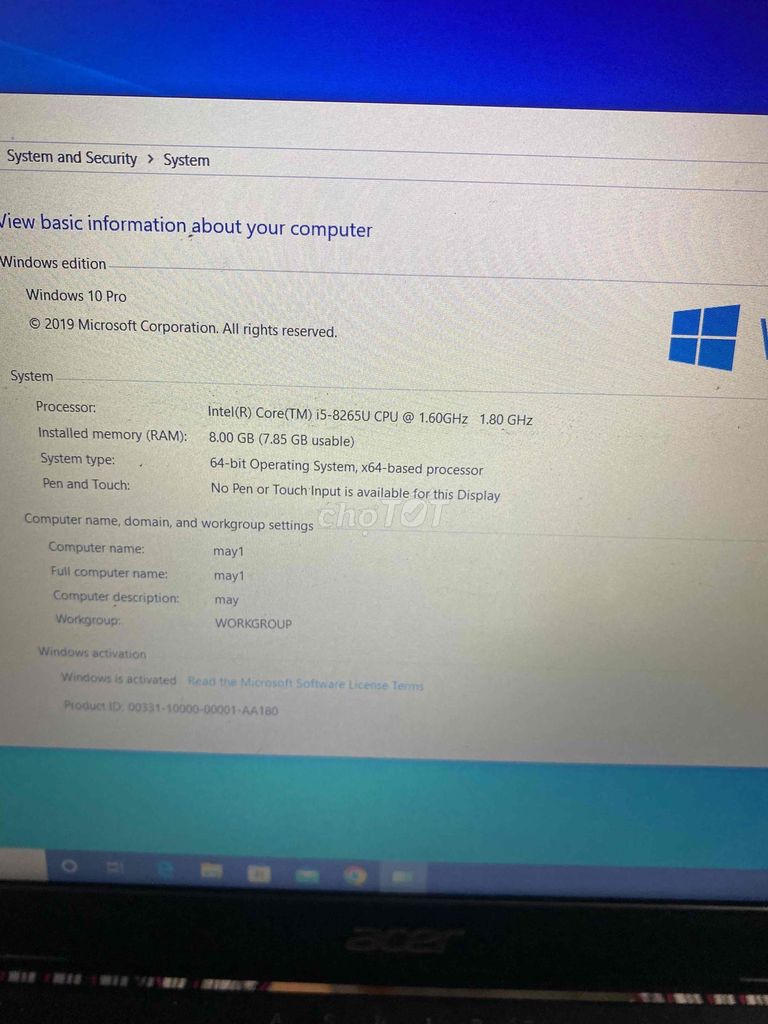 Acer Laptop Intel Core i5 8GB/120GB Đen. Mua bán Laptop tại Quận 7 Tp Hồ Chí Minh được đăng bởi Lee Tran hình 1