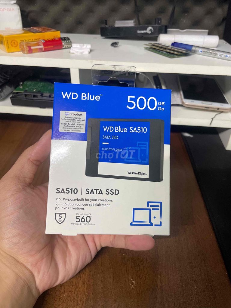 Ổ cứng SSD WD Blue SA510 500GB SATA III Mới. Mua bán Linh kiện (RAM, Card...) tại Thành phố Thủ Đức Tp Hồ Chí Minh được đăng bởi Phạm Linh hình 1
